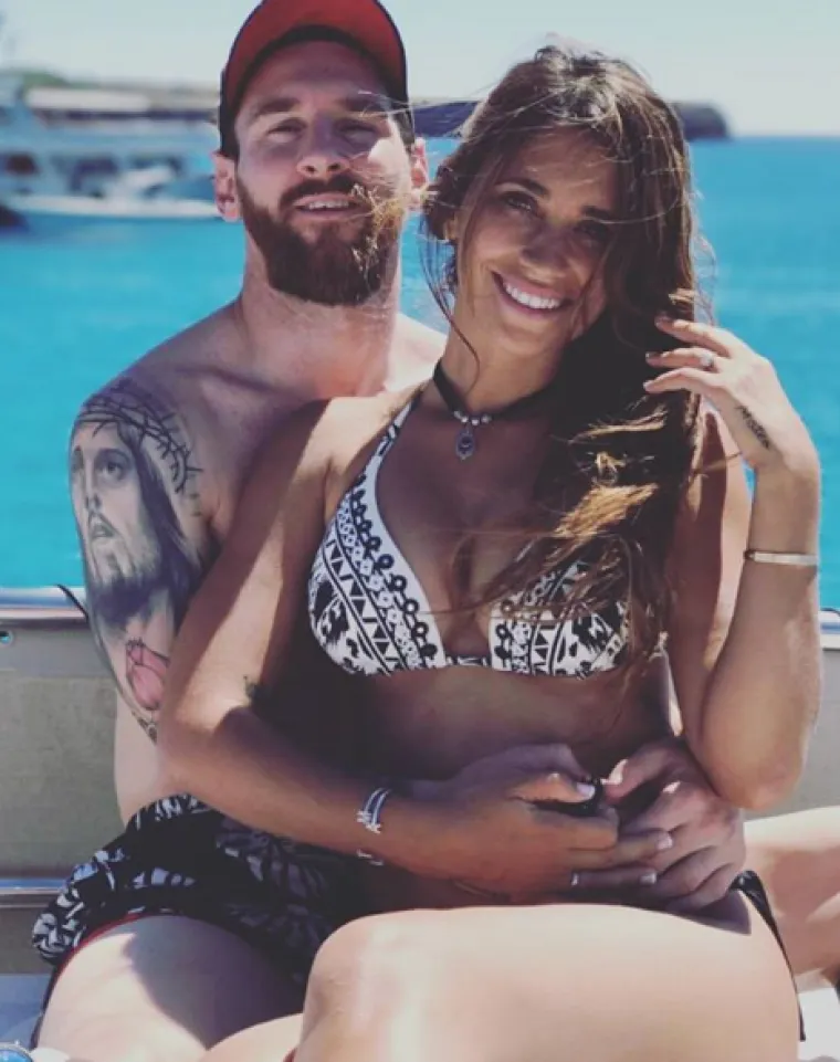 Antonella Roccuzzo, supruga Lea Messija (Argentina)