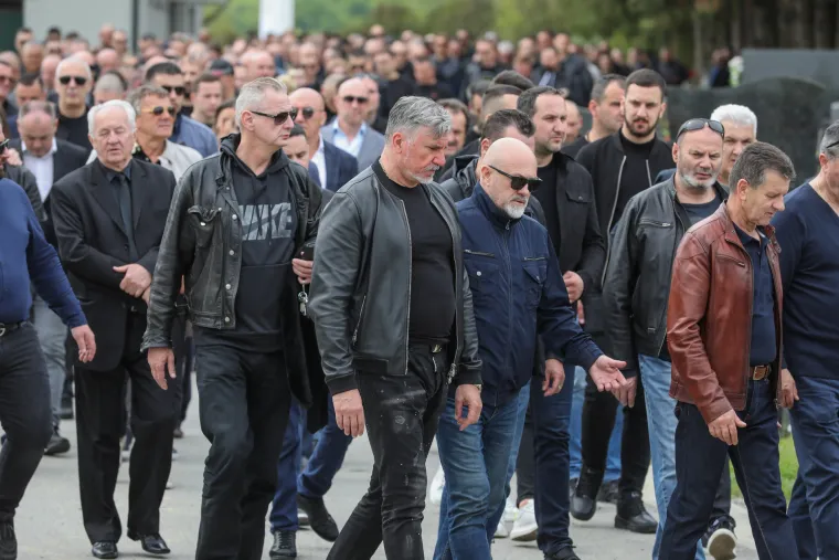 Na groblju Markovo Polje sahranjen je Tomislav Sabljo koji je ubijen u noćnom klubu 'Ritz'