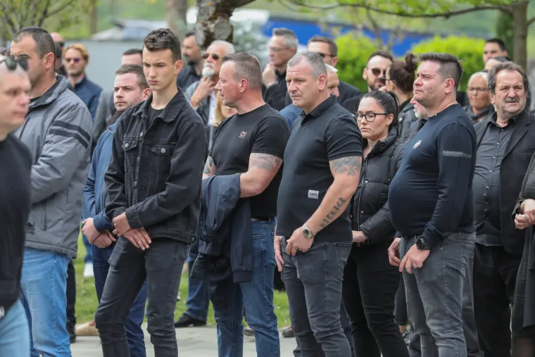 Na groblju Markovo Polje sahranjen je Tomislav Sabljo koji je ubijen u noćnom klubu 'Ritz'