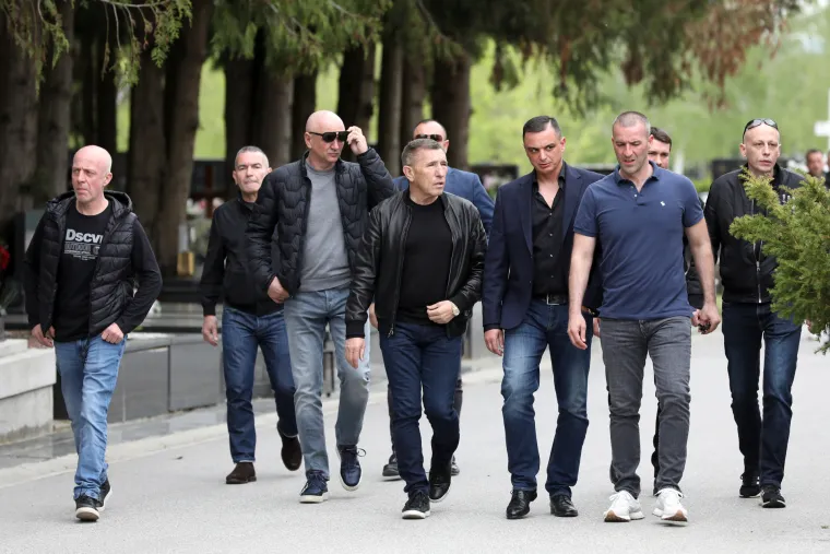 Na groblju Markovo Polje sahranjen je Tomislav Sabljo koji je ubijen u noćnom klubu 'Ritz'