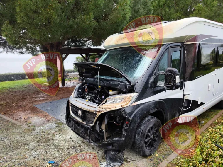 Buktinja u Umagu: Izgorjela kamp kućica, nastradao je i kamper