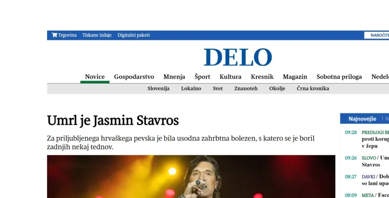 Vijest o smrti Jasmina Stavrosa odjeknula u regiji, pogledajte što pišu srpski, bosanski, crnogorski i slovenski mediji
