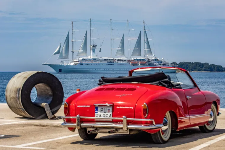 Kakav prizor! Jedna od najromantičnijih i najvećih jedrilica na svijetu uplovila na obale Rovinja