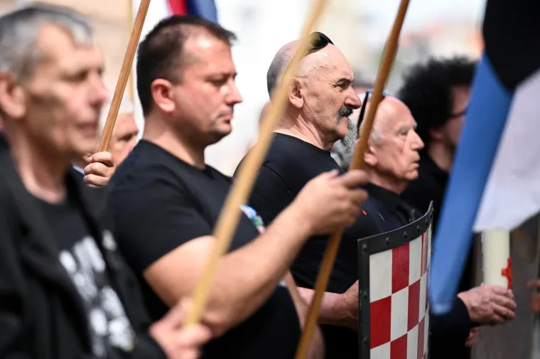 'Tito zločinac': A-HSP marširao Zagrebom u spomen Blajburškim žrtvama