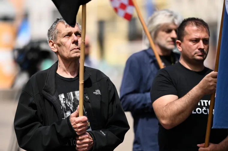 'Tito zločinac': A-HSP marširao Zagrebom u spomen Blajburškim žrtvama