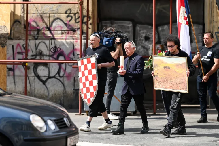 'Tito zločinac': A-HSP marširao Zagrebom u spomen Blajburškim žrtvama