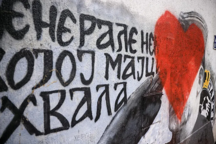Nakon što je K.K. ubio 8 ljudi u osnovnoj školi “Vladislav Ribnikar”, građani Beograda odlučili su prekrečiti mural osuđenog ratnog zločinca Ratka Mladića. Na mural koji se nalazi u blizini škole, nacrtano je srce. 