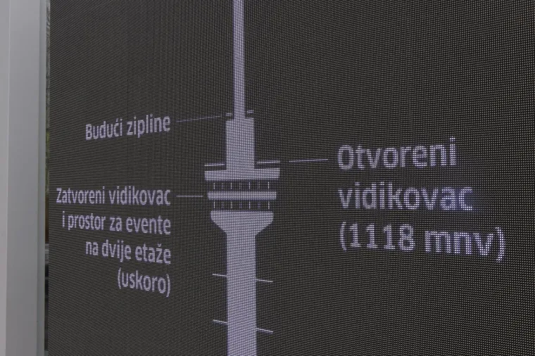 Sljemenski toranj, jedan od simbola Zagreba, zastitni znak Medvednice 