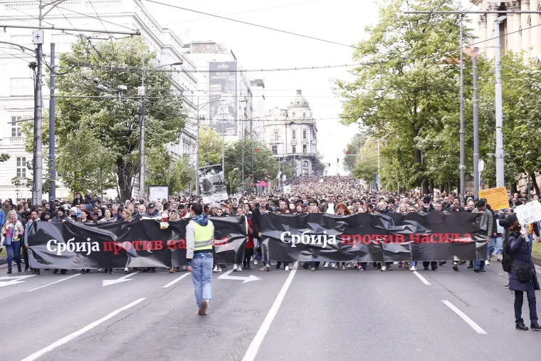 Pogledajte kako je danas izgledao Beograd i kakvu su poruku poslali Vučiću