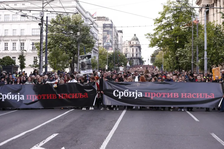 Pogledajte kako je danas izgledao Beograd i kakvu su poruku poslali Vučiću