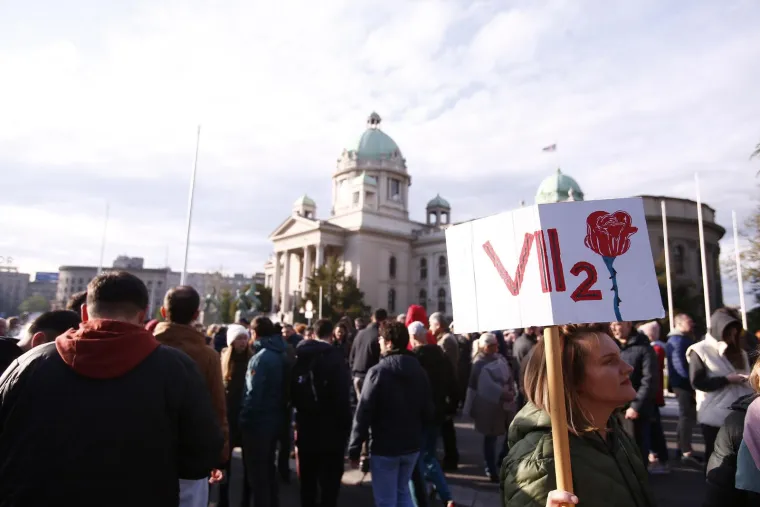 Pogledajte kako je danas izgledao Beograd i kakvu su poruku poslali Vučiću