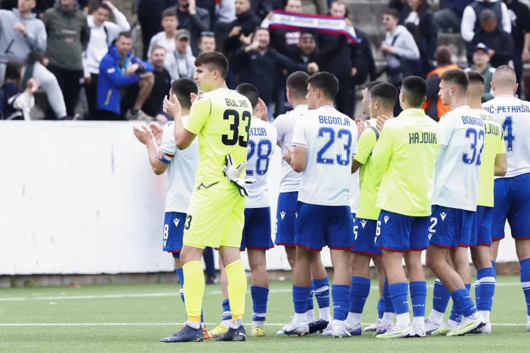 Gol izazvao neviđenu euforiju na Poljudu: Pogledajte kako su hajdukovci proslavili izjednačenje protiv Dinama