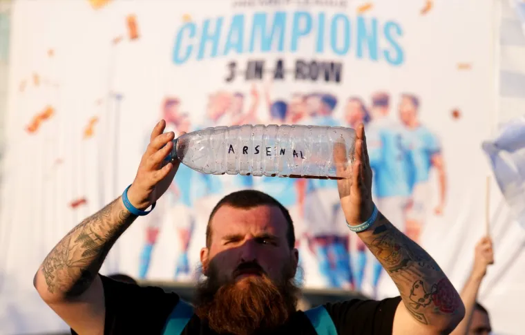 Manchester City opet prvak, Građani u transu nakon poraza Arsenala: Pogledajte ove kadrove ludila