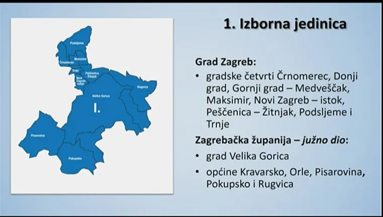 1. izborna jedinica
