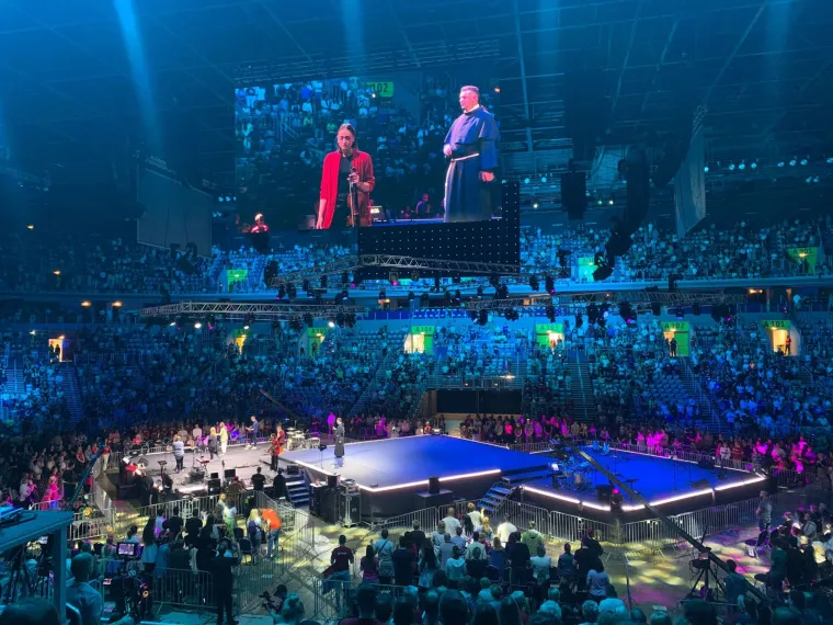 'Progledaj srcem' rasprodao zagrebačku Arenu: Oko 17 tisuća vjernika na duhovno-glazbenom spektaklu