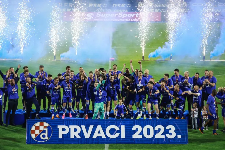 Dinamo na Maksimiru spektakularno proslavio 24. naslov prvaka Hrvatske