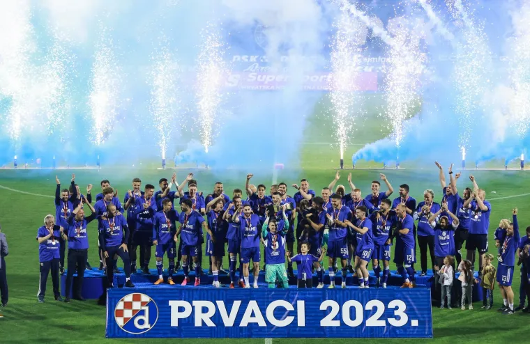 Dinamo na Maksimiru spektakularno proslavio 24. naslov prvaka Hrvatske