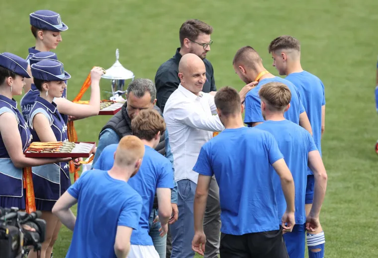 Pogledajte kako su juniori Dinama proslavili naslov prvaka u Maksimiru