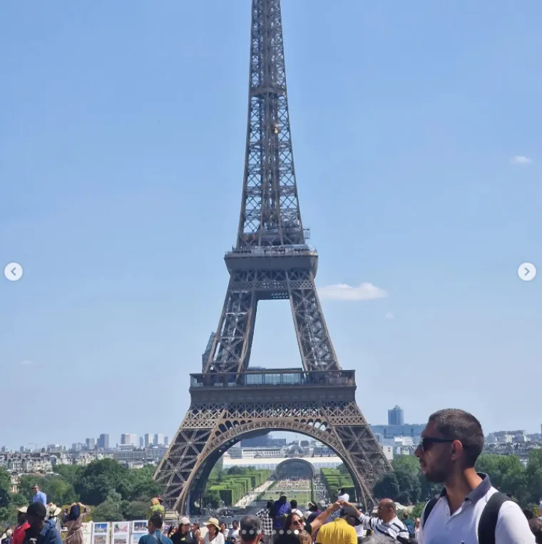 Uzbuđena Čakovčanka na Instagramu je objavila cijeli fotoalbum iz Francuske, uz koji je poručila: &quot;Pozdrav iz grada ljubavi! Još malo odmora do četvrtka i početka prvenstva.&quot;
