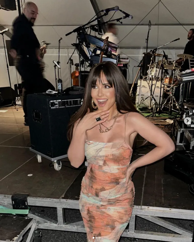 Lanu Jurčević prozvali su da je 'debela': Pa, pogledajte je u ovoj haljini! Nagla&scaron;ena je svaka oblina i izgleda kao milijun dolara