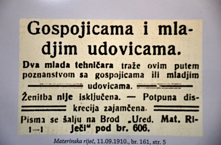 Pronađena zubala, traženje 'poznanstava' i oženjenih pipničara: Ovako su putem novina komunicirali naši stari