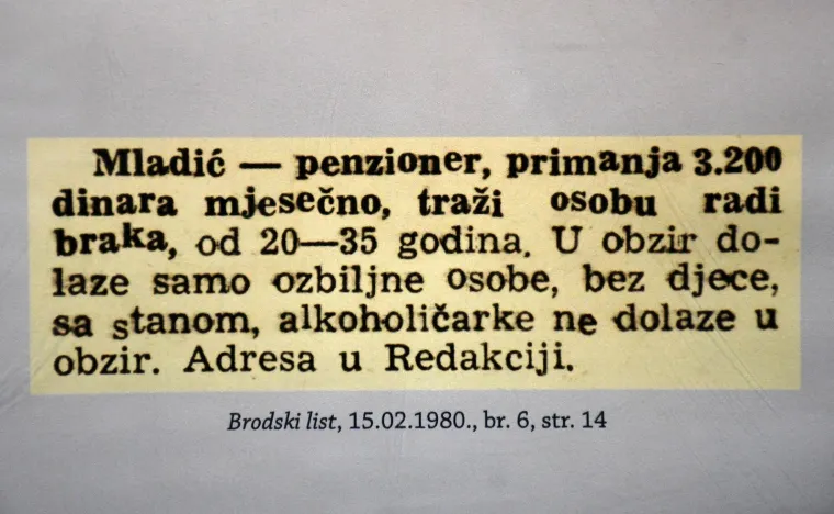 Od dama koje traže poznanstvo s poručnicima, do oženjenih pipničara, oglasi na&scaron;ih starih danas bi bili previ&scaron;e i za Facebook