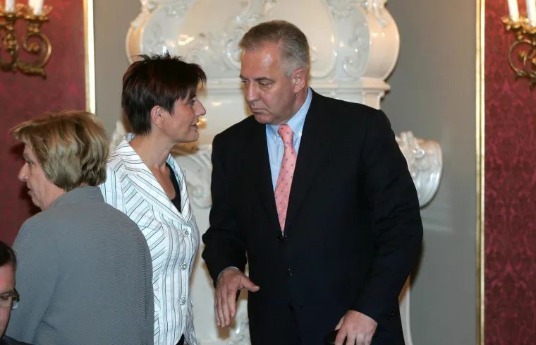 Martina Dalić i Ivo Sanader