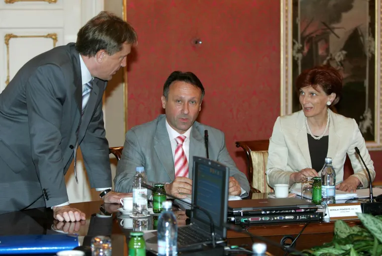 Berislav Rončević, Božidar Kalmeta i  Ana Lovrin