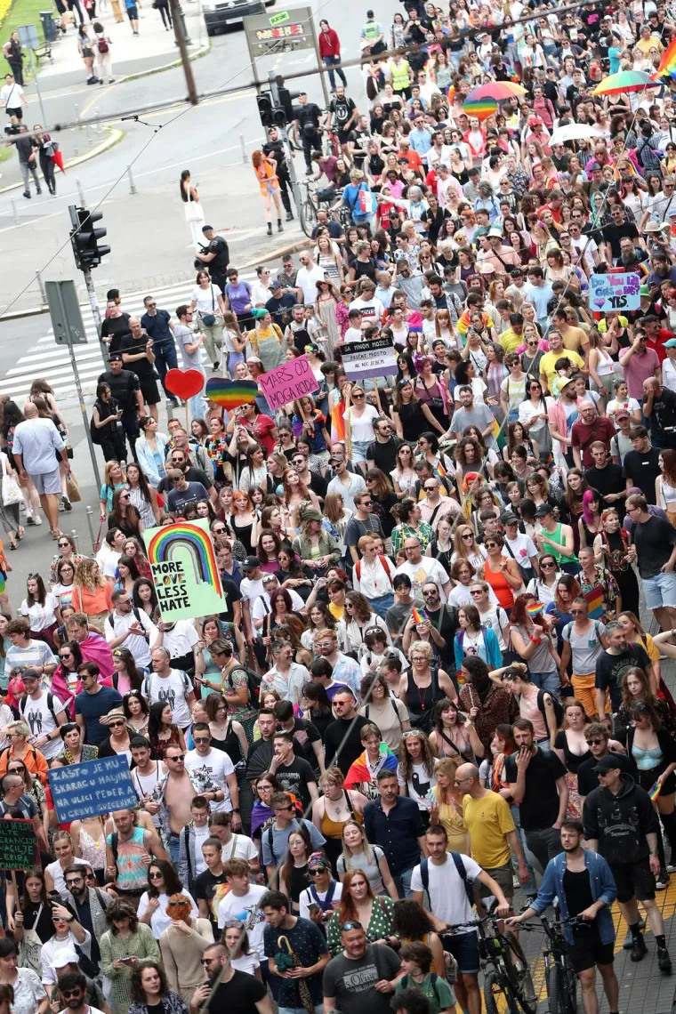 Tisuće ljudi u povorci ponosa: Ovogodi&scaron;nji Pride ponovo okupio i poznata lica