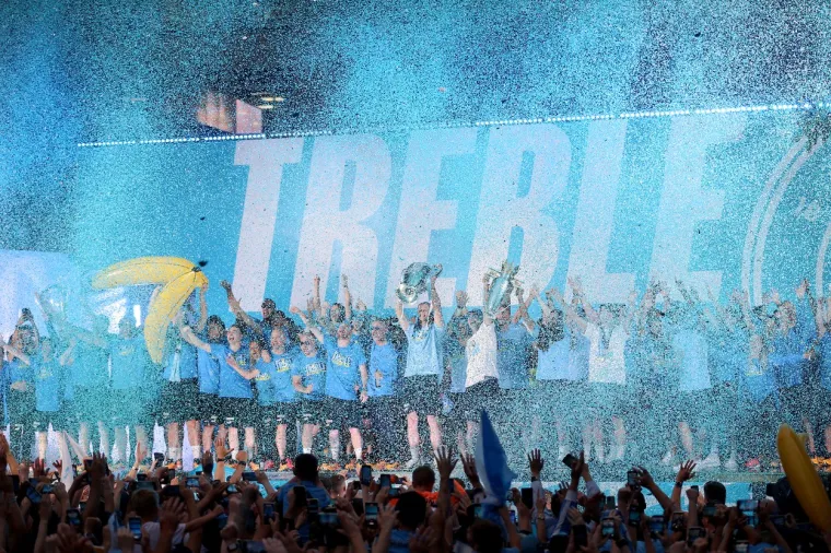 Manchester City proslavio povijesni uspjeh: Haaland, Guardiola i ekipa se potpuno raspojasali, ovakve ih jo&scaron; nikada niste vidjeli
