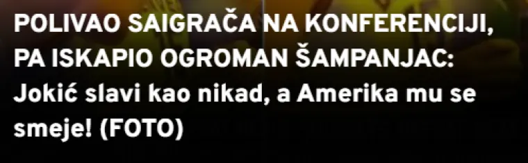 Mediji u Srbiji u 'sedmom nebu': 'San je java, Srbija nikad ponosnija nije bila!'