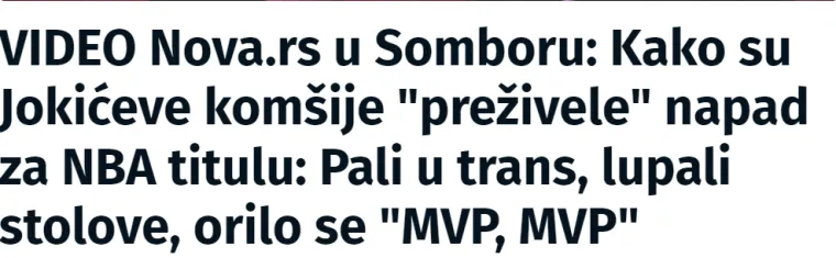 Mediji u Srbiji u 'sedmom nebu': 'San je java, Srbija nikad ponosnija nije bila!'