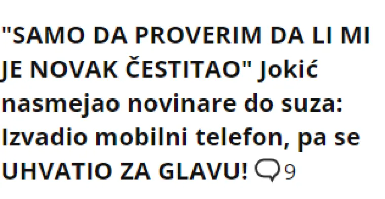 Mediji u Srbiji u 'sedmom nebu': 'San je java, Srbija nikad ponosnija nije bila!'