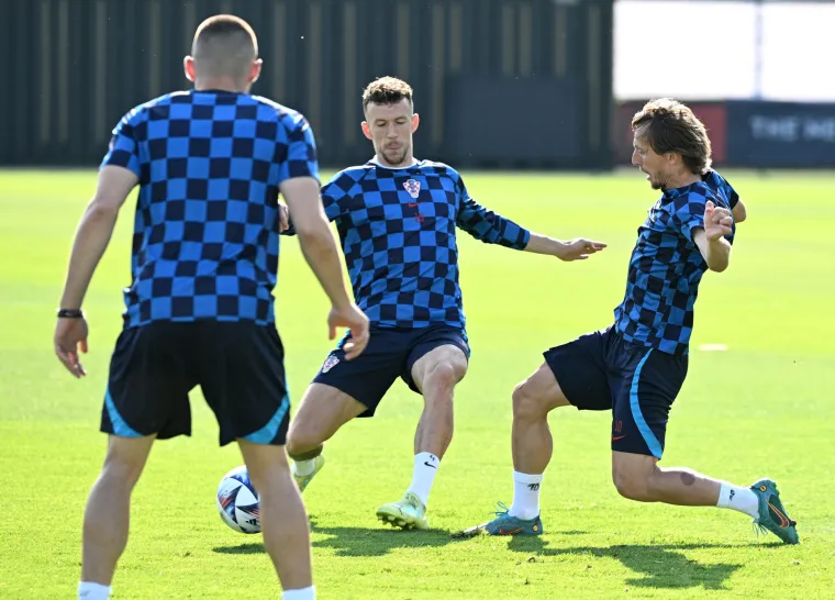 Vatreni odradili posljednji trening prije polufinala: Neobičan detalj na tijelu Luke Modrića ukrao pažnju, evo o čemu je riječ