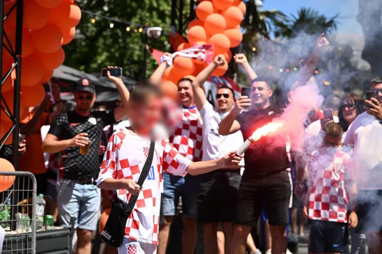 Kakva atmosfera na ulicama Rotterdama! Hrvati napravili svoju fan zonu, stigao i srebrni olimpijac
