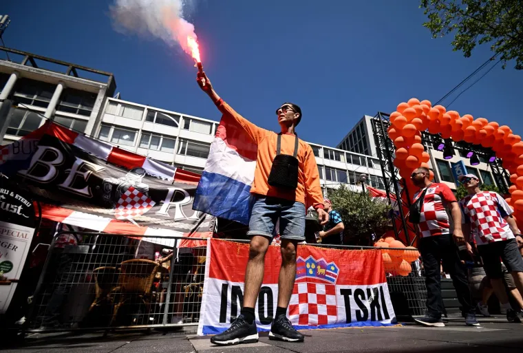 Kakva atmosfera na ulicama Rotterdama! Hrvati napravili svoju fan zonu, stigao i srebrni olimpijac