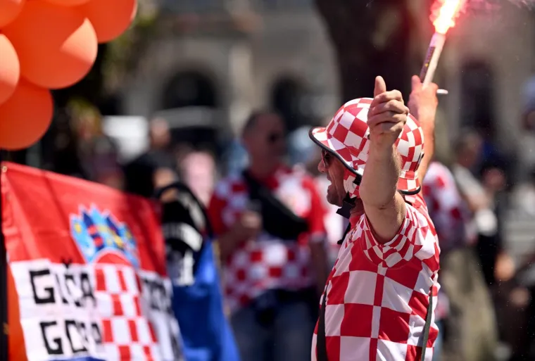 Kakva atmosfera na ulicama Rotterdama! Hrvati napravili svoju fan zonu, stigao i srebrni olimpijac