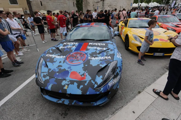 Najskuplji i najekskluzivniji cestovni reli na svijetu stigao je Split: Jurilice se parkirale na Rivi