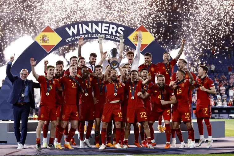 &Scaron;panjolci podigli pehar pobjednika Lige nacija: Vatreni dobili medalje za drugo mjesto