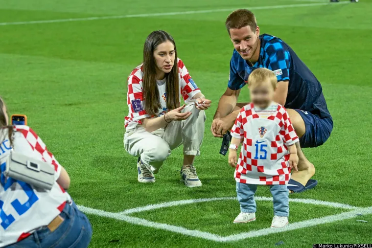 Vatrenog Marija Pašalića s tribina je bodrila najslađa podrška: Maleni se poslije napete utakmice pošteno rastrčao po igralištu
