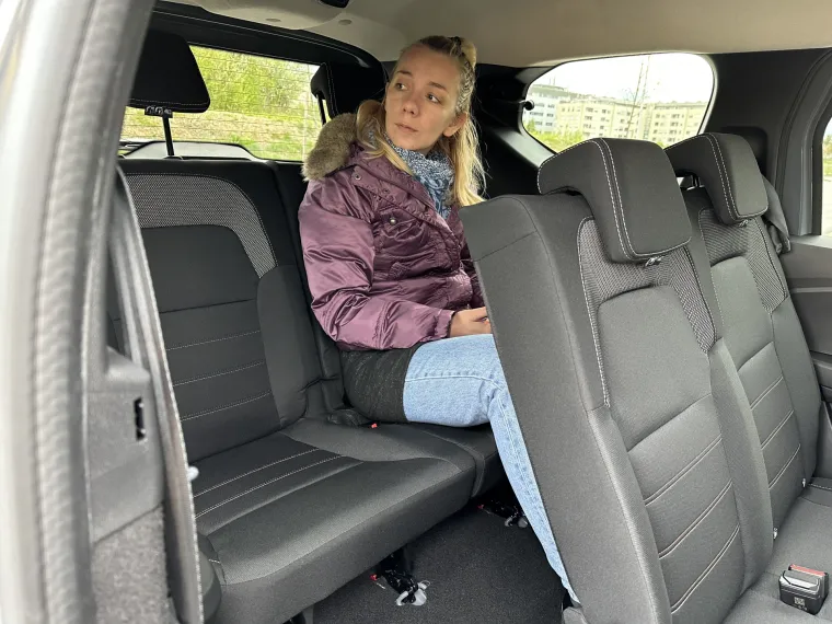 U trećem redu sjedala ne nedostaje prostora za noge i glavu