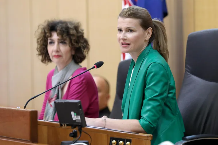 HDZ-ovka i SDP-ovka zasjale u gotovo praznoj Sabornici: Koja vam ima ljepšu kombinaciju?