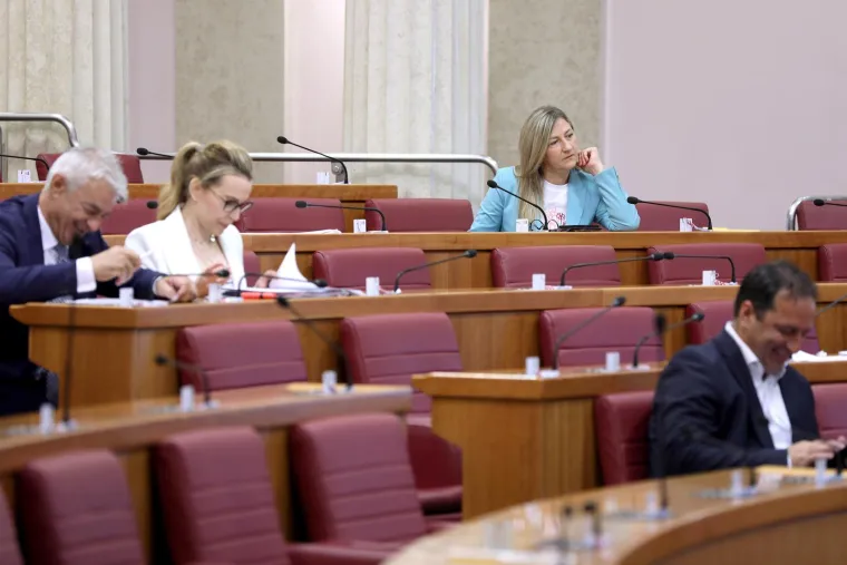 HDZ-ovka i SDP-ovka zasjale u gotovo praznoj Sabornici: Koja vam ima ljep&scaron;u kombinaciju?