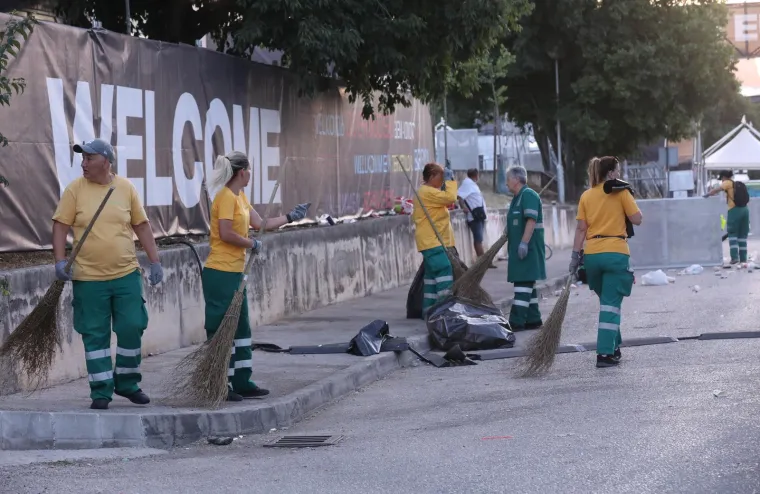 Pogledajte kako su jutros izgledale splitske ulice, radnici Čistoće na terenu