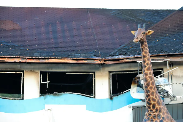 Pogledajte posljedice buktinje u slovenskim toplicama: Požar je progutao gornji kat objekta tik uz bazene