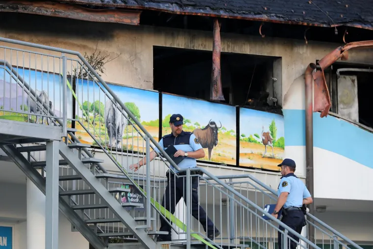 Pogledajte posljedice buktinje u slovenskim toplicama: Požar je progutao gornji kat objekta tik uz bazene