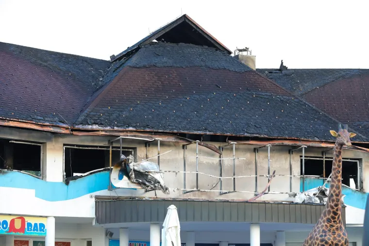 Pogledajte posljedice buktinje u slovenskim toplicama: Požar je progutao gornji kat objekta tik uz bazene