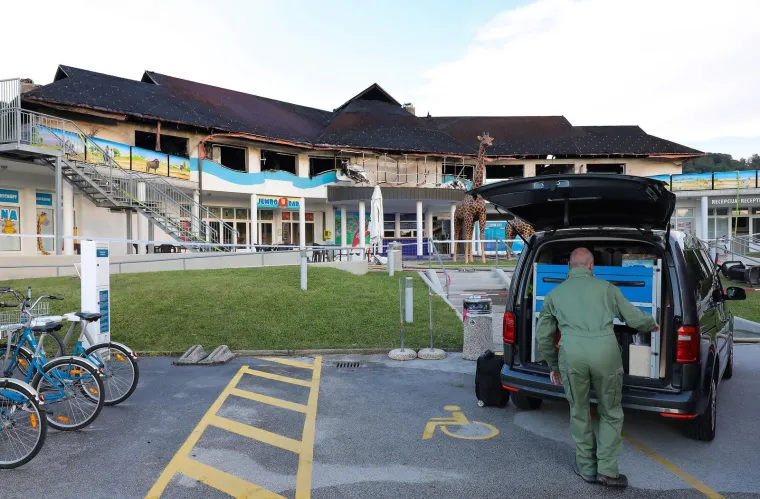 Pogledajte posljedice buktinje u slovenskim toplicama: Požar je progutao gornji kat objekta tik uz bazene