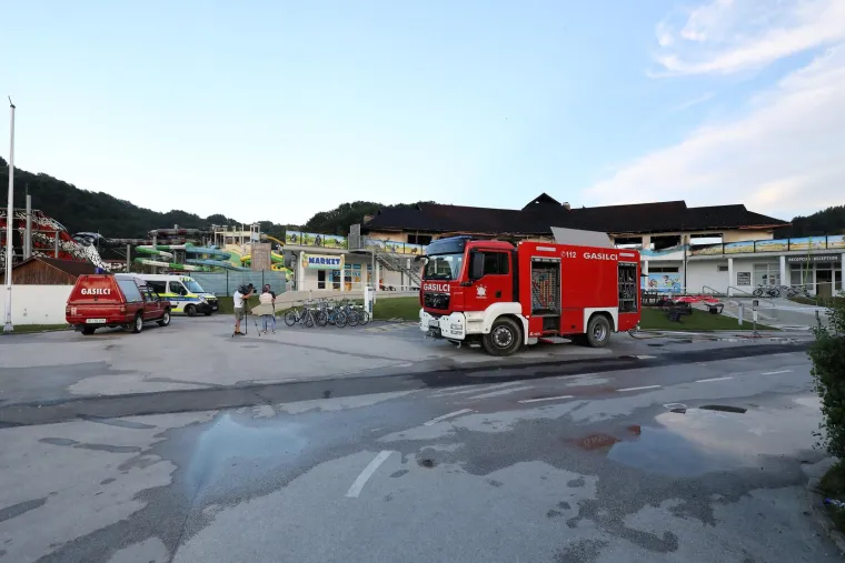 Pogledajte posljedice buktinje u slovenskim toplicama: Požar je progutao gornji kat objekta tik uz bazene