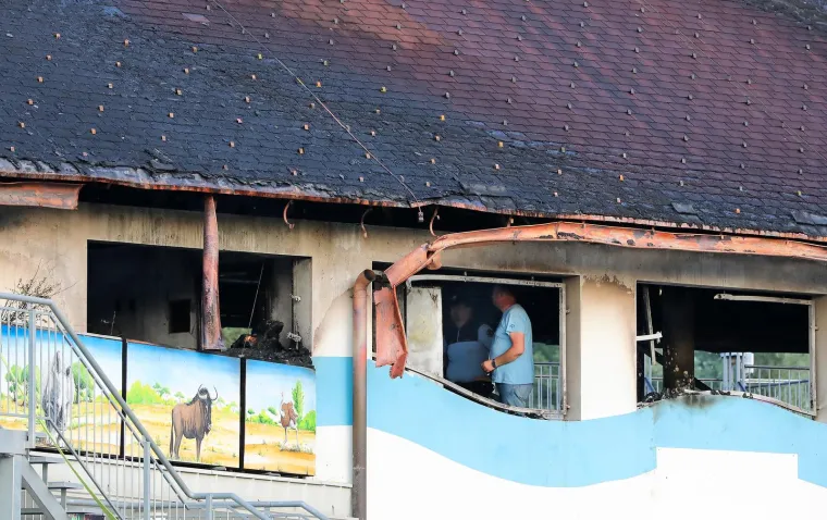 Pogledajte posljedice buktinje u slovenskim toplicama: Požar je progutao gornji kat objekta tik uz bazene